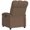 Vidaxl Electric Recliner Armchair, Brown, Fabric Upholstered