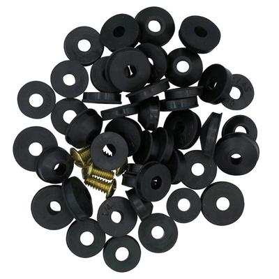 Multifunktions-Dichtungsring-Set für Wasserhähne, 58 Teile, mit flachen und Gummidichtungen sowie stabilen Schrauben für Haushaltsreparaturen
