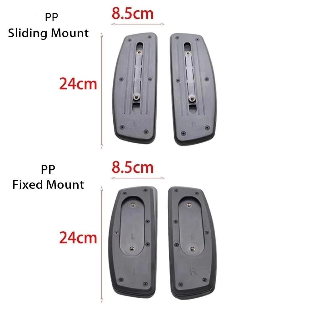 1Pair Easy Installation Office Chair Replacement Armrest with Mounting Hole Fixed/Sliding Mount Desk Chair Arm Pads Ergonomic