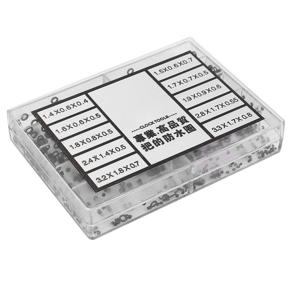 Black Watch Waterproof Seals 8.6*6.4cm Watch Repair Tools Waterproof O Ring Kit For Watchmakers