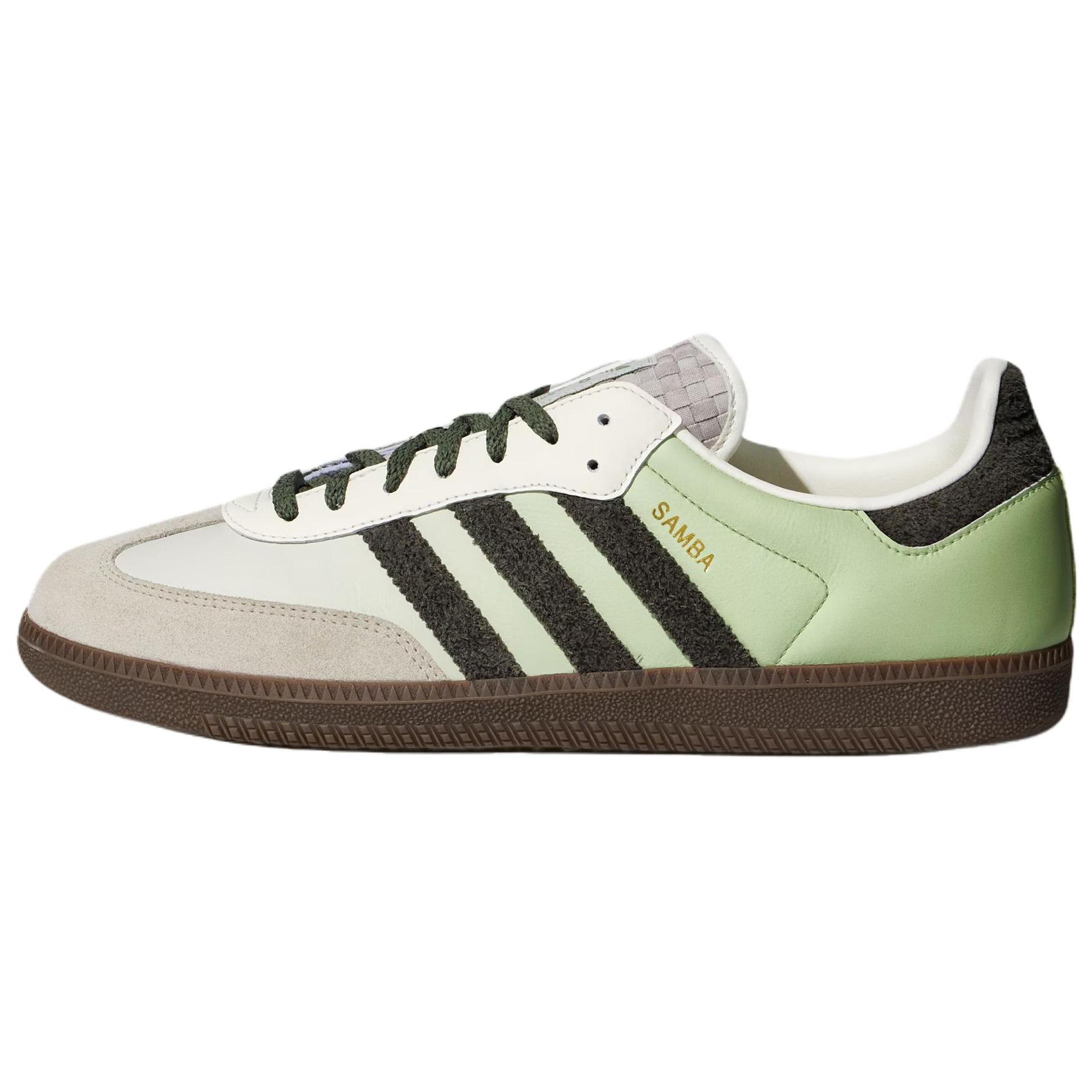 Adidas Originals SAMBA OG German Army Trainers Unisex Jade White KI5575 36
