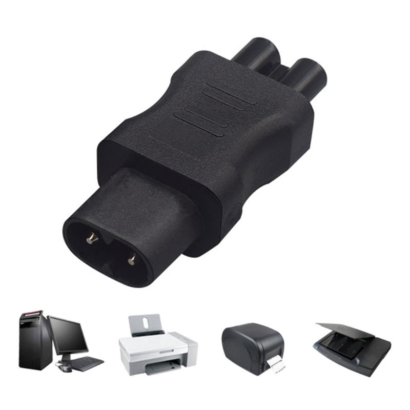 IEC320 C8 auf C5 Konvertierungsstecker Elektrische USV Wechselstrom Steckdosenadapter Stecker C8 Stecker auf C5 Buchse