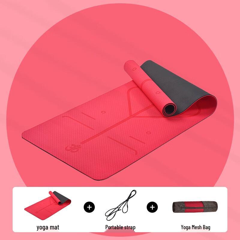 Yimai Multi-Purpose Yoga Mat with Alignment Lines