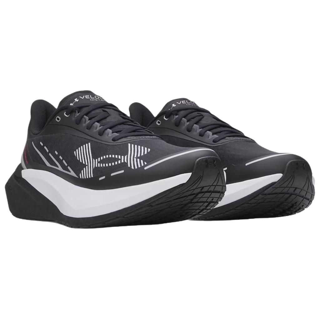 Under Armour Velociti Distance Comfortable Fitting Breathable Running Shoes Men Sneaker Black White 6006030-002