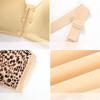 Sexy Leopard Print Large Size Bra Without Steel Ring Vest Front Buckle Bra Suitable for Big Breasts