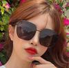 משקפי שמש חדשים לנשים Ins אופנה בסגנון קוריאני משקפי שמש אופנתיים לנשים הגנת UV