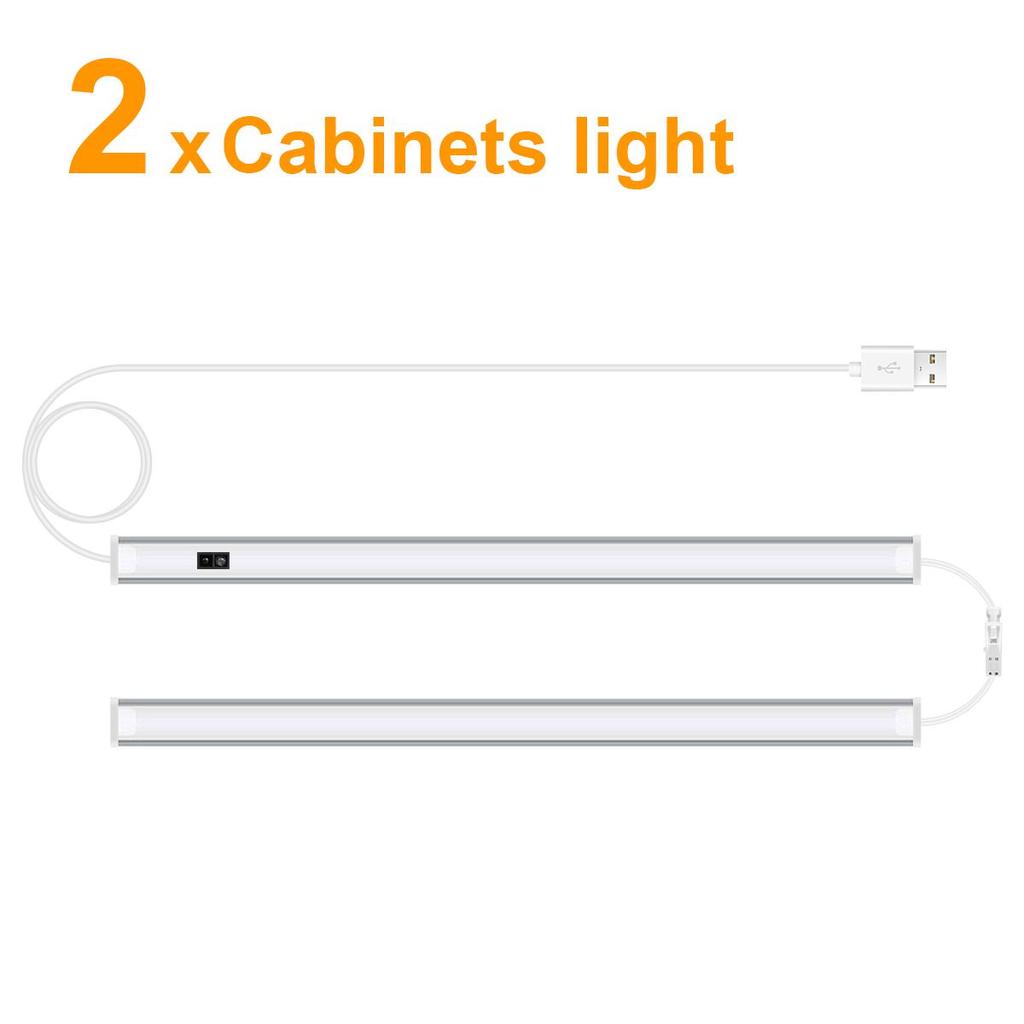 Lumină sub unitate Bucătărie LED Bar Lumină Cabinet Aluminiu Bandă Lumină Puternică Lampă Senzor Mișcare Fără Contact Pentru Dulap Blat