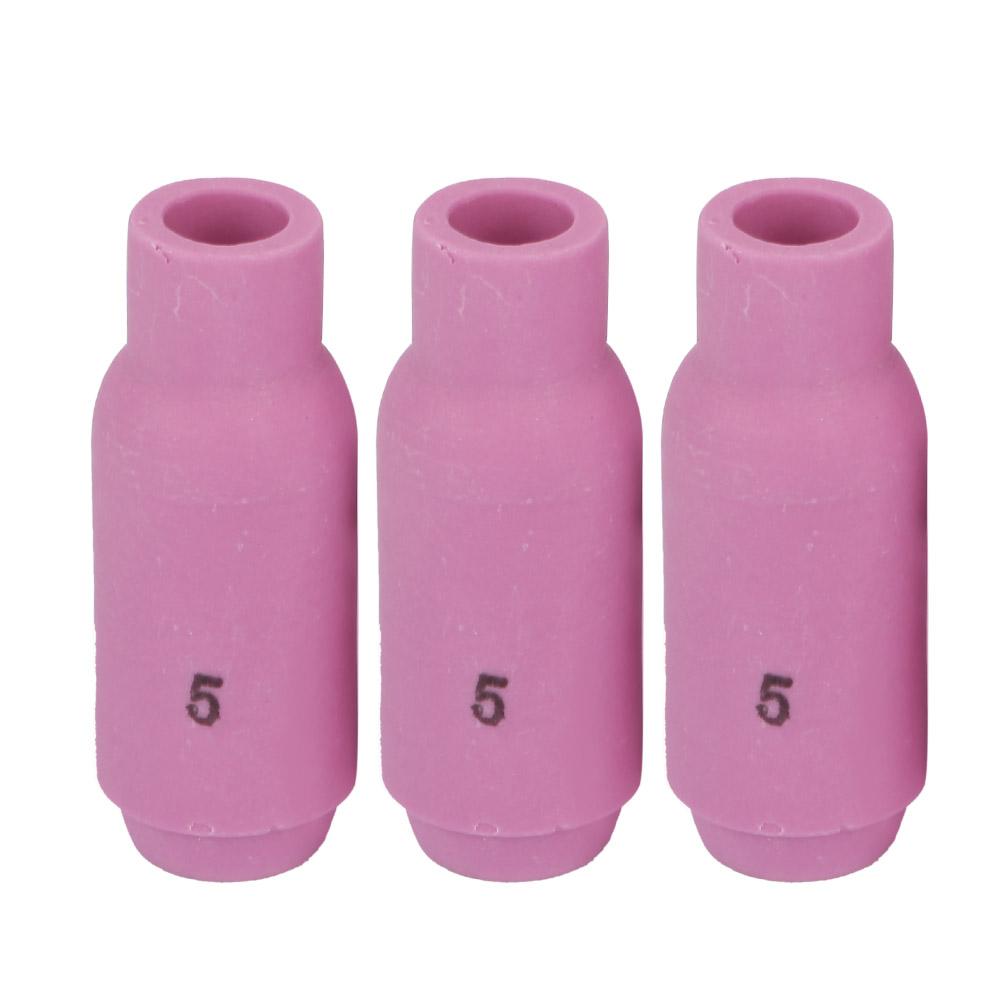 10pcs Ceramic Nozzle Cups 10N50-10N46 #4-#8 for WP-17Celsius18Celsius26 TIG Welding Torch(10N50 6.5mm)