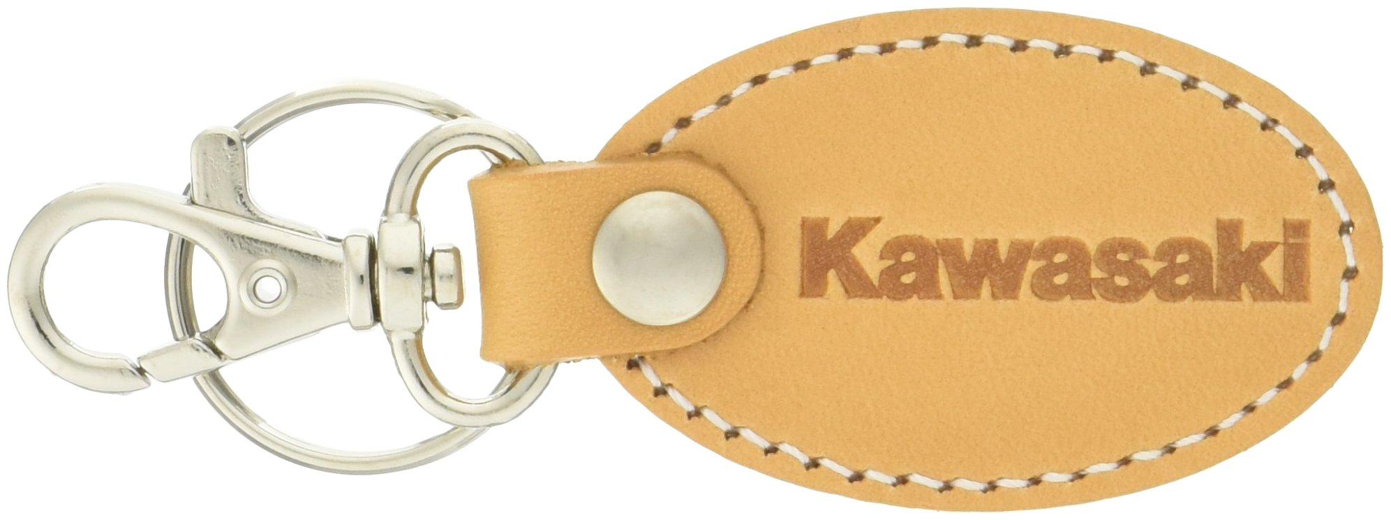 KAWASAKI Kawasaki Kawasaki Овальный кожаный брелок N J700 20145 (Оригинальный аксессуар)