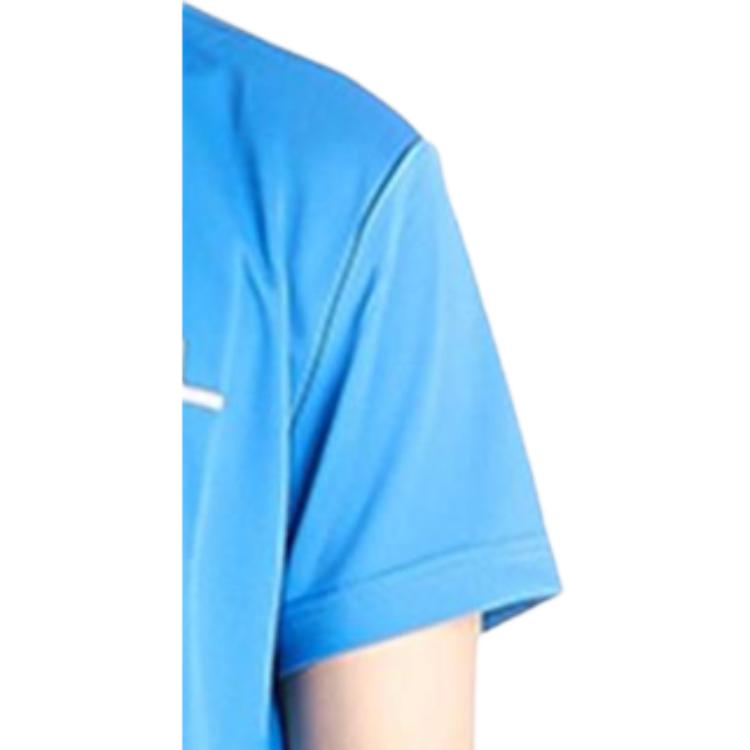 J.LINDEBERG Solid Color Short Sleeve Button Polo Shirt Men Tops Blue GMJT05558-O301