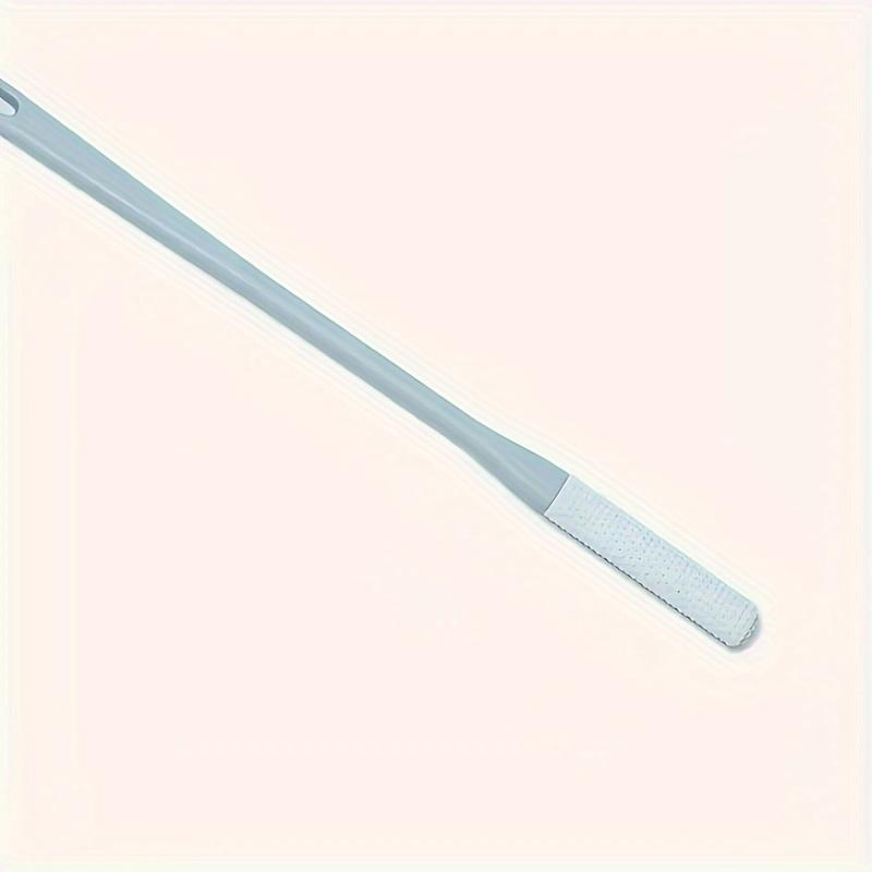 Többfunkciós lábujjvarrat-masszírozó kefe, puha gumi hámlasztó, illatmentes lábradír kefe hosszú nyéllel