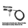 Bsbkoj Throttle Cable - Universal Throttle Cable | Anti-Slip Valve Accessories for Boat, Truck, Lawn Mower, Cultivator, Motorcycle, Trailer