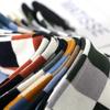 5 paia/pacco Calzini da uomo Calzini a griglia colorati Calzini casual da lavoro Calzini in cotone pettinato di alta qualità Calzini da uomo alla moda Calzini da uomo