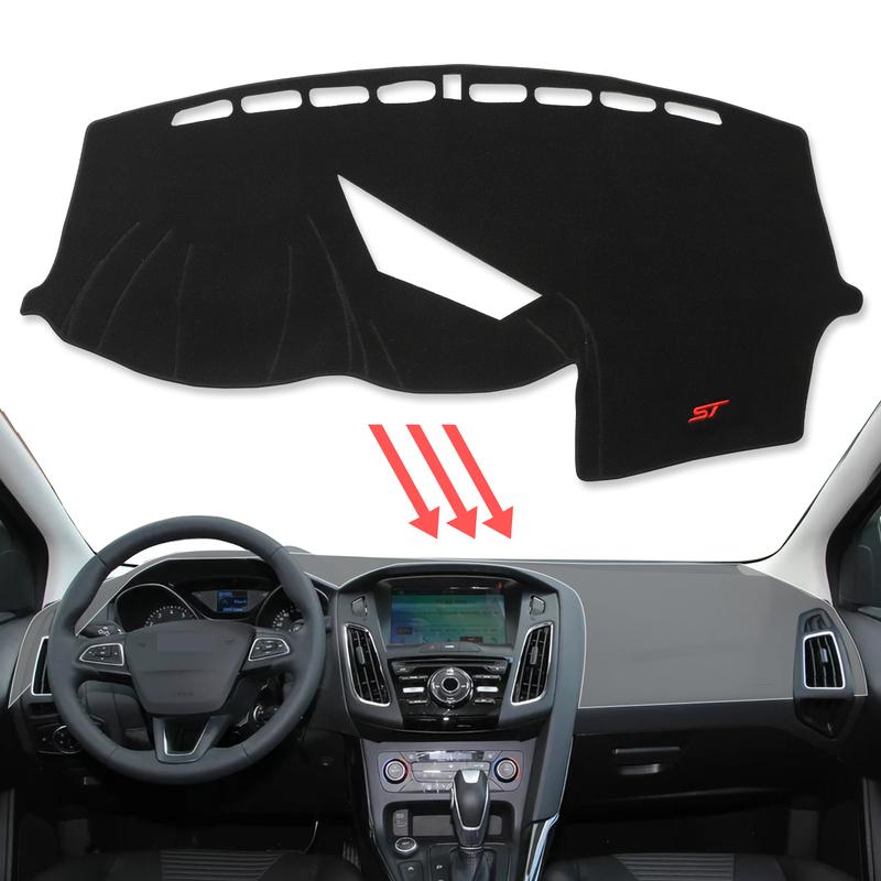 for Ford Focus RS ST 2012 2013 2014 2015 2016 2017 2018 Car Dashboard Mat Accessories Sun Protection Protective Pad
