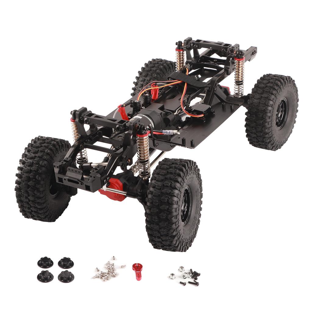 RC 2 Speed Transmission Chassis Frame with Differential Portal Axle for Traxxas RC Crawler Car with Wheel