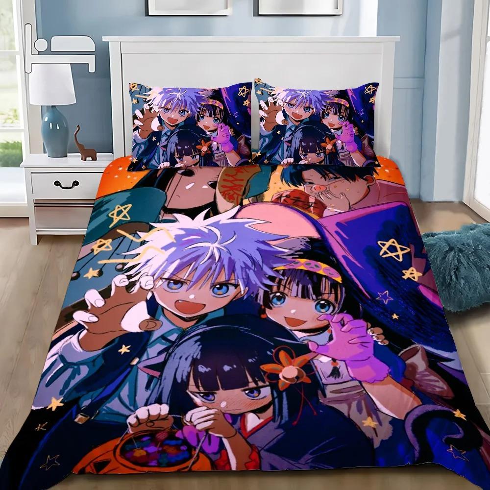 Comforter 3D Prints Hunter X Hunter Bedding Set Adult Boy Girl Bedroom Decoration Children Single Double Large Size