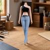 1/6 Scale Female Figure Outfit Classic Jeans with Belt Long-Lasting