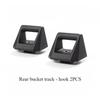 For Tesla Cybertruck 2025 Rear Bucket L-shaped Multifunctional  Energy Track Hook Pair Car Track Equipment Accessories 2PCS New