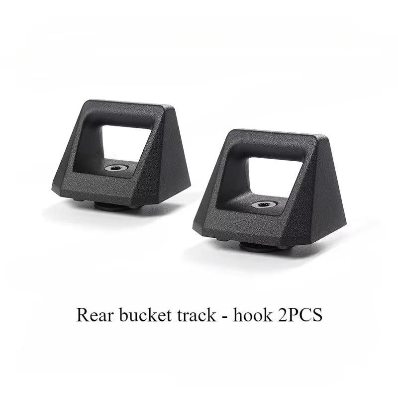 For Tesla Cybertruck 2025 Rear Bucket L-shaped Multifunctional  Energy Track Hook Pair Car Track Equipment Accessories 2PCS New