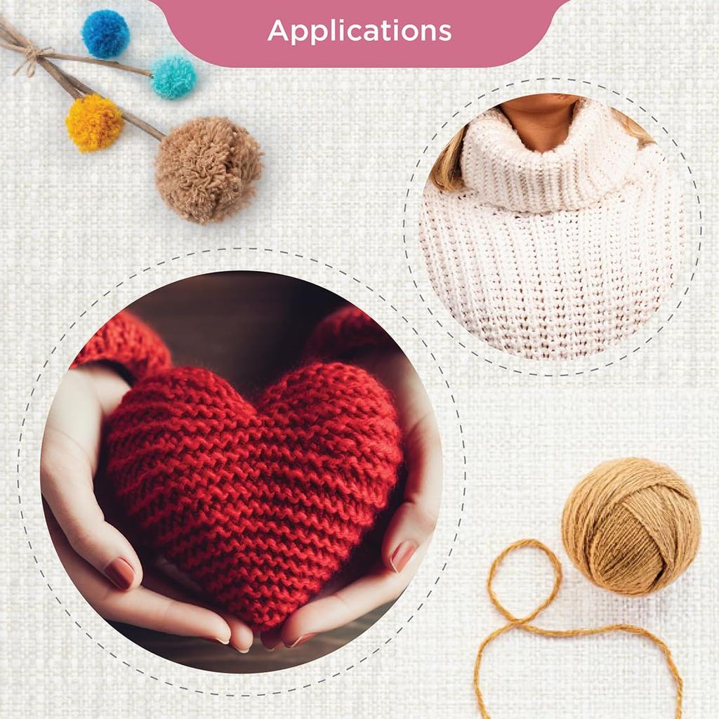 KnitPro Symphony Wood Interchangeable Circular New Deluxe Set with Rotating Cable Hand Knitting Needles, (20661) [KN] Knitting,