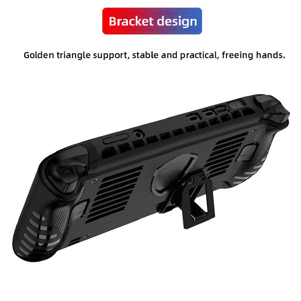 Case with Stand for MSI Claw 8AI + Gaming Console TPU Protective Cover Built-in Stand Shockproof Protection Cover