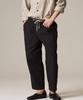 Laijeuaenbillou Garment-Dyed 330 Oxford Two-Pleated Easy Pants Dark Navy
