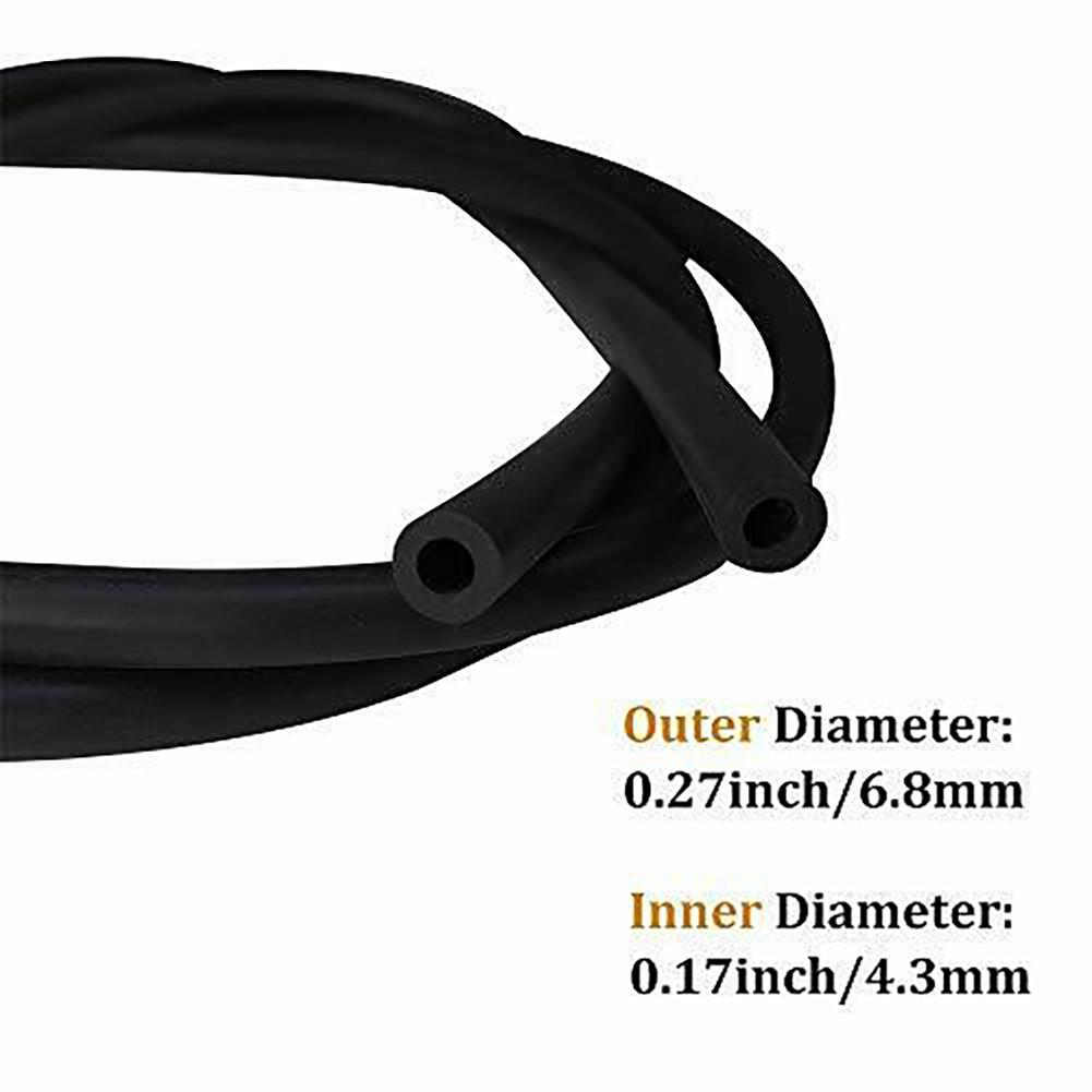 WINDSHIELD WASHER HOSE CONNECTOR Fluid Hose Replacement Replaces Splitter 2m 9PCS Accessory Black Car Practical