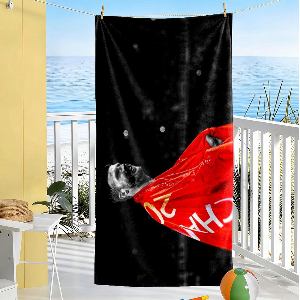 Passion Kick Beach Towel Quick-Dry Soft Microfiber Comfortable Lightweight Perfect for Traveling Yoga Camping and Swimming