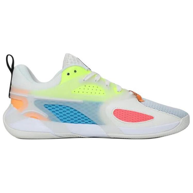 Jordan Heir Series PF Comfortable Durable Non-Slip Wear-Resistant Low-Top Basketball Shoes Men Sneaker White Yellow Blue FQ3859-100