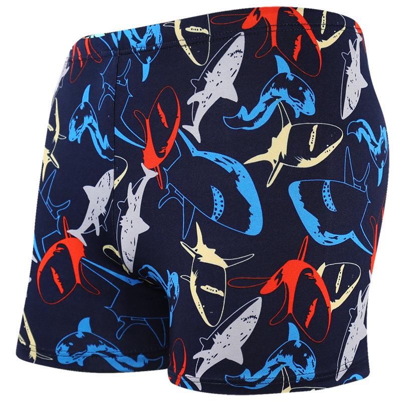 

Clearance: Men s Quick-Dry Sharkskin-Style Swim Trunks, Anti-Embarrassment, Square Leg Design L (80-100 jin)
