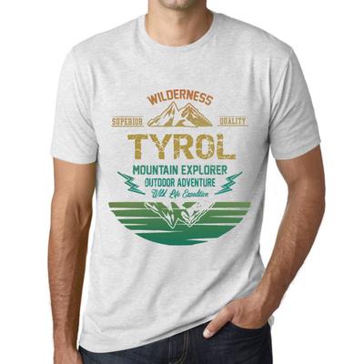Ανδρικό Vintage Μπλουζάκι Γραφιστικό T Shirt Εξερευνητής Βουνών Τιρόλο Vintage Λευκό
