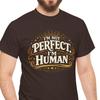 I'm Not Ideal, I'm Human Mens Kids T Shirt | Vintage Style Graphic Tee