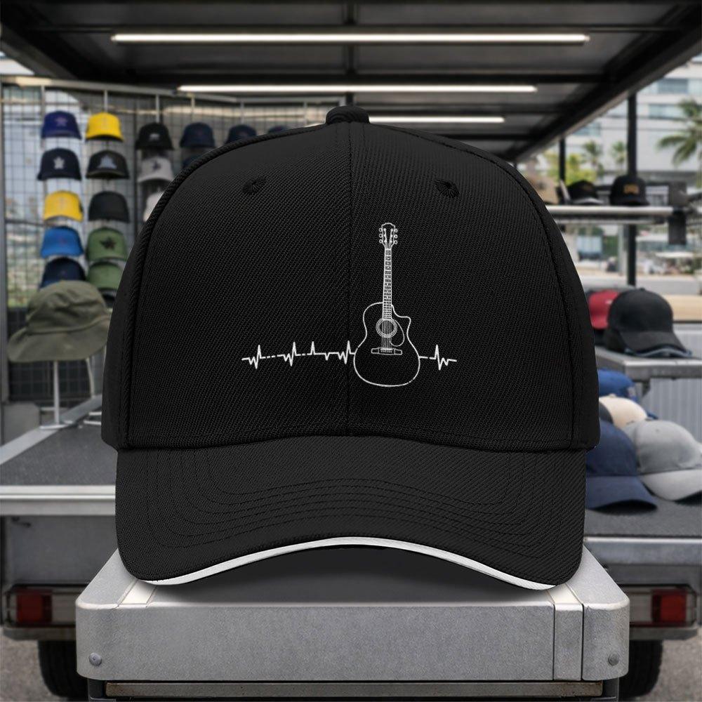 Mens Funky Duckbill Baseball Cap With Guitar Wave Pattern Lightweight Suitable For Backto Graduation Fathers Day Gifts H