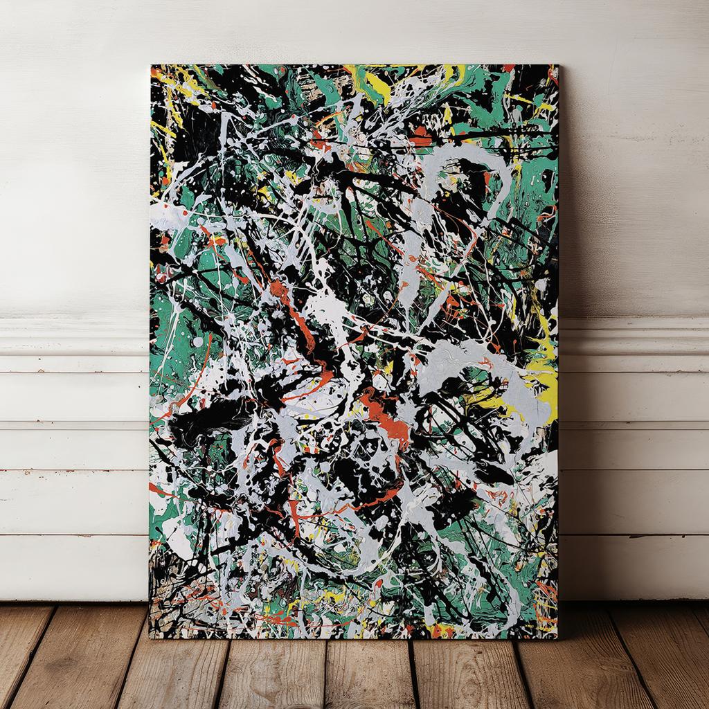 Canvas Painting Jackson Pollock Abstraction