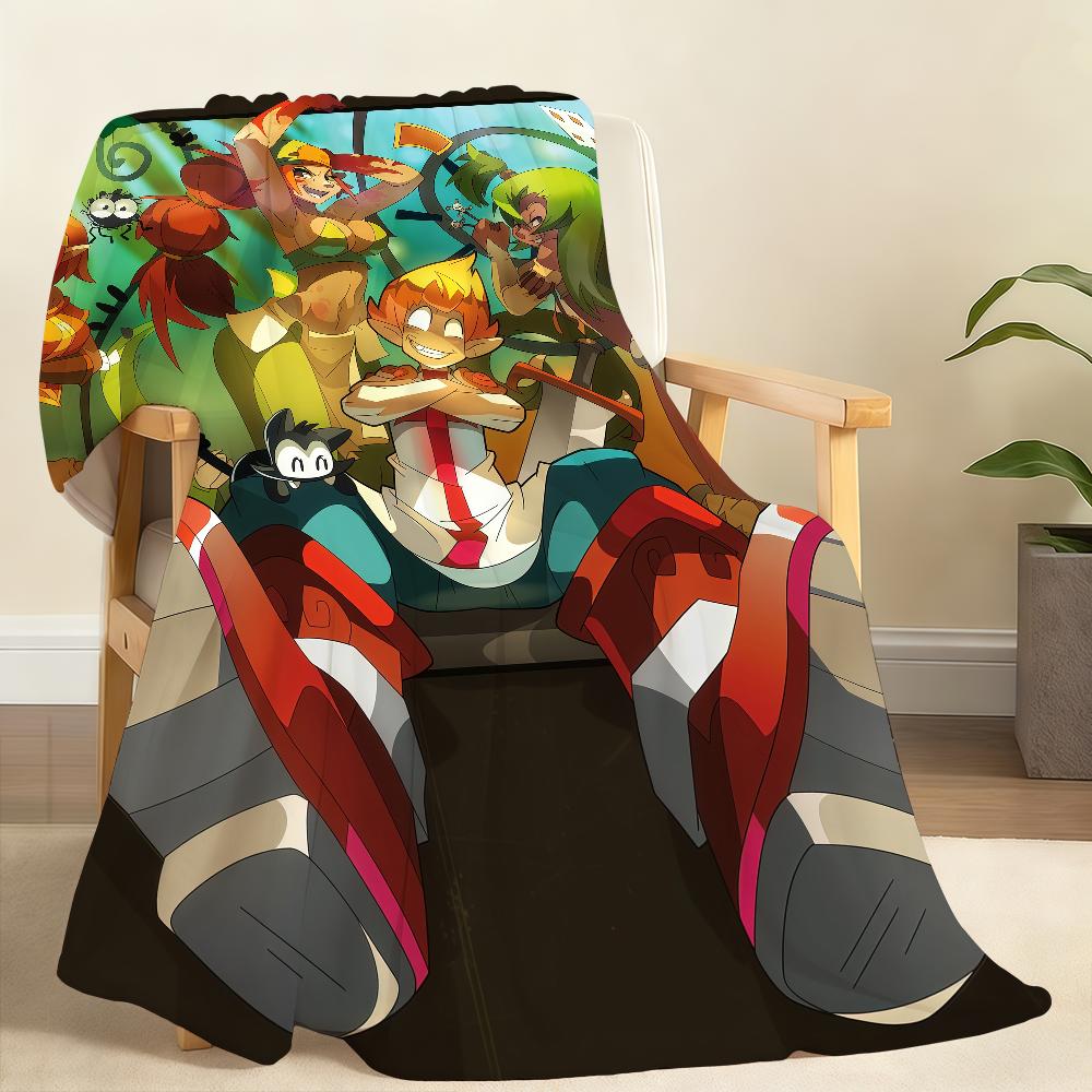Classic Game D DOFUS ES play cycle system Blanket For Soft Throw Blanket for Picnic Bed Sofa Home Bedroom Cozy Warm Comfortable