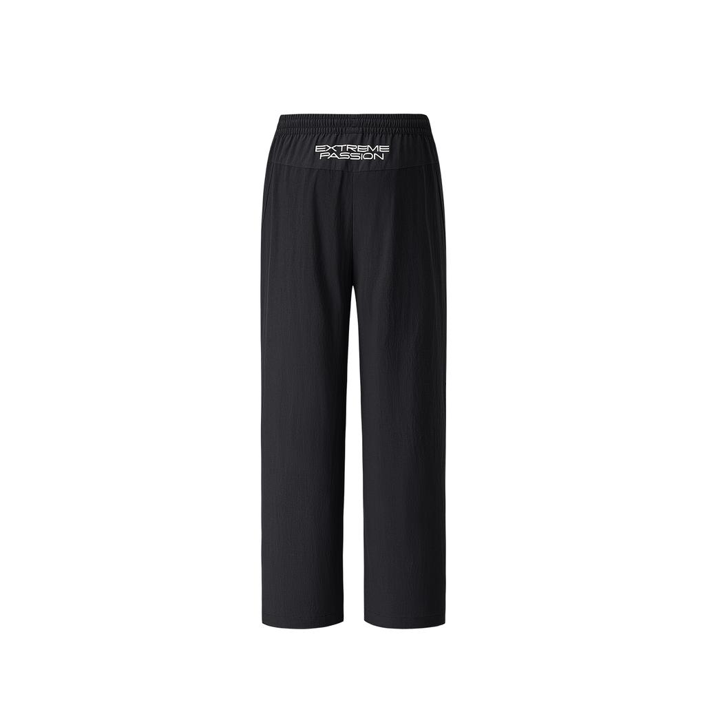 Anta Zhang Xue Motorcycle Collaboration Casual Pants Men bottoms Engine-Black 972638508-1