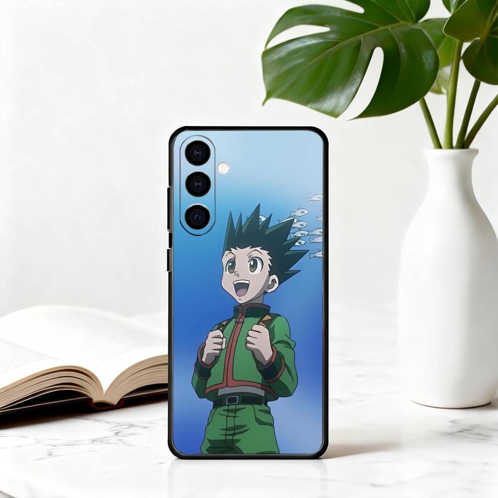 H-Hunter G-Gon F-Freecss H-Hunter-GF Phone Case For Samsung Galaxy A73,A72,A71,A70,A53,A52,A51,Soft Silicone Black Cover