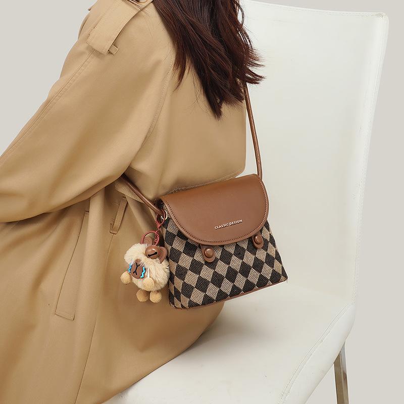 New Spring and Summer Women's Bag High-end Crossbody Bag Small Bag One-shoulder Fashion Bucket Bag