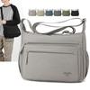 Nylonowa torba crossbody z wieloma kieszeniami na zamek błyskawiczny Regulowany pasek dla mężczyzn i kobiet