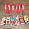 1PC Sheep Keychain Pendant Couple Car Bag Key Ring Pendant