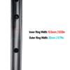 Folding Cycle Wheelset 20 Inch Front 2 Rear 4 Bearings Aluminium Alloy Cycle Wheels Assembly for Replacment