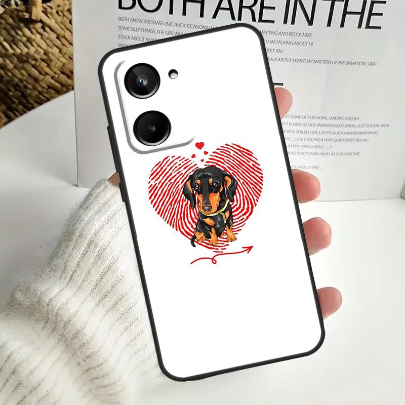 Dogs Dachshund Cute For Realme 15 Pro 10 11 12 13 14 Pro Plus C67 C65 C63 C61 C55 C53 C51 C35 C71 C75 GT7 Case