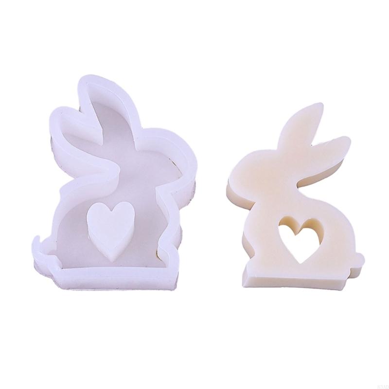 85AD Easter Dessert Molds Easy To Use Silicone Cake Mold Rabbit Baking Utensil Perfect Gift for Pastry Enthusiasts