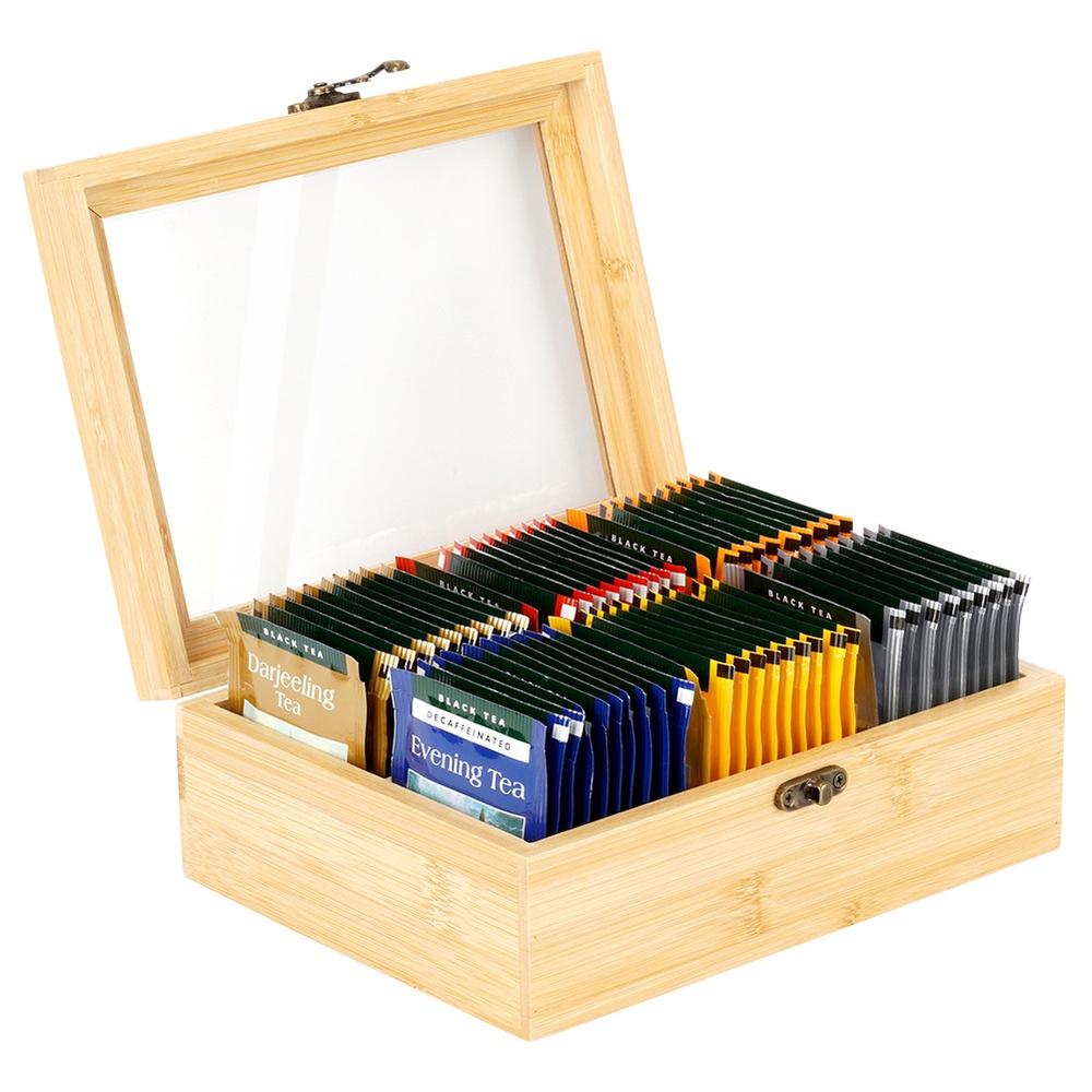 Pojemnik na Herbatę Pudełko Organizer Herbaciarka na Torebki Herbaty