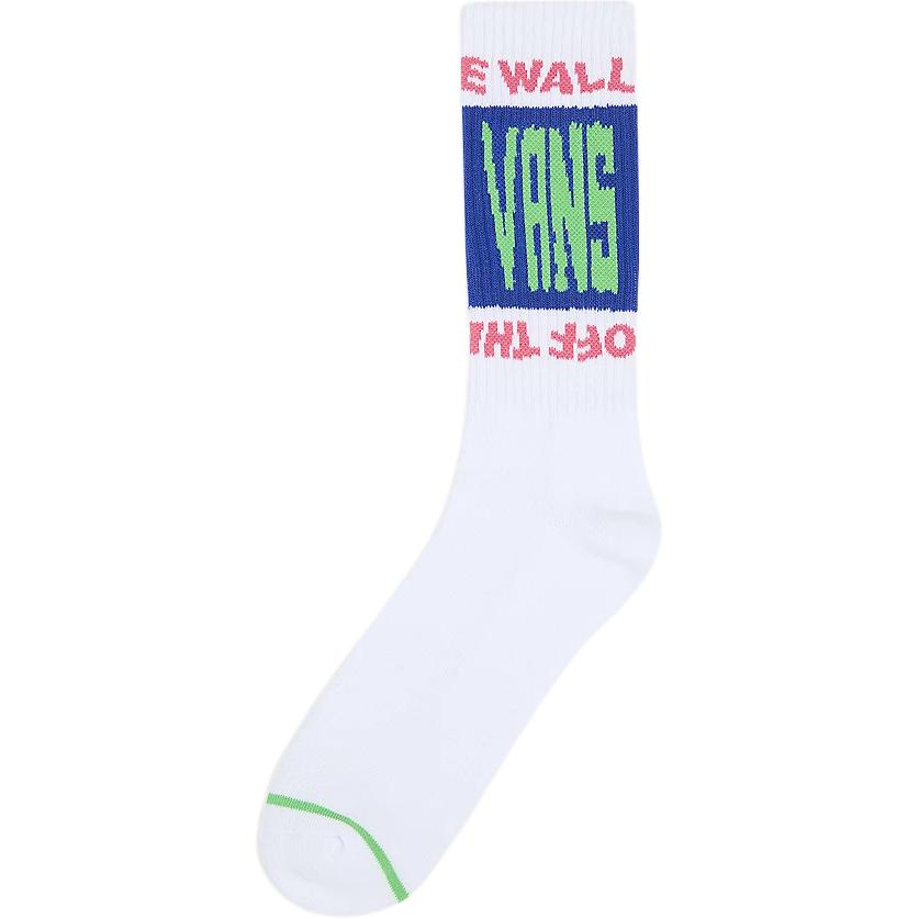 Vans Whammy Crew Socks Men s 1 Pack White VN000GMCWHT 5.5-8