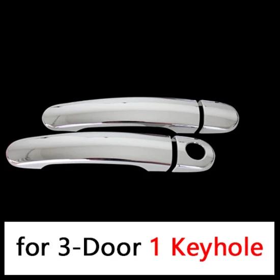 For VW GOL G5 G6 2009-2016 Fox Suran Cross Chrome Door Handle Covers Trim Set Car Accessories Car Styling Voyage Saveiro 2012