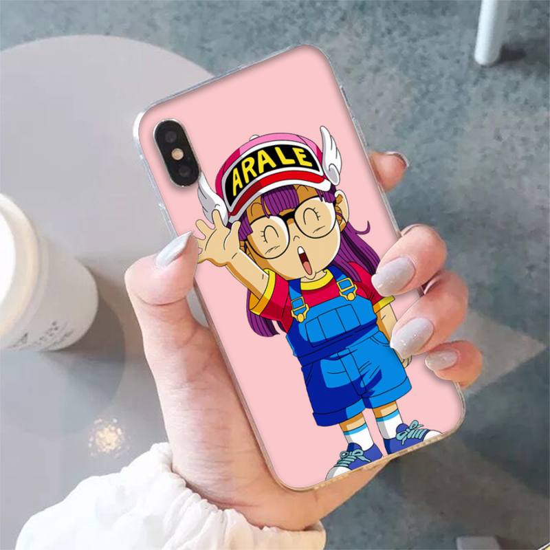 Yinuoda Cartoon Dr Slump Arale Phone Case for iPhone 11 12 13 Mini Pro XS MAX 8 7 6 6S Plus X 5S SE 2020 XR Case