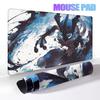 Mouse Pad Gaming Charizard Eevee Gengar Pikachu Pokemon Large Keyboard MousePad Game Accessories XXL Gamer Mat Anime PC Mousepad