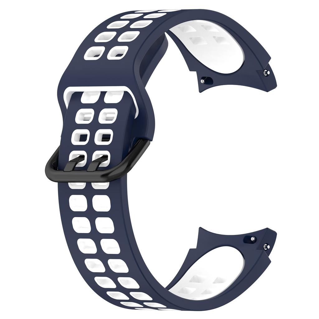 Two-color Silicone Strap for Samsung Galaxy Watch 7/6/Classic/5/4 44mm 40mm 47mm 43mm/5 Pro 45mm Bracelet Watchband Accessories