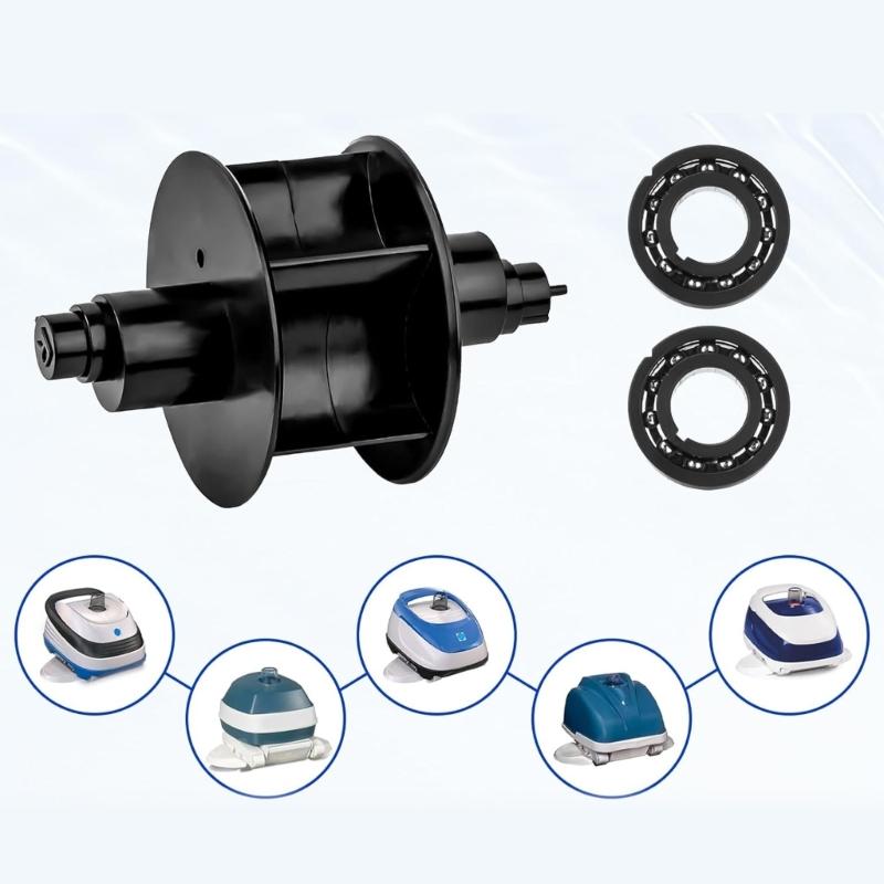 Plastic A-Frames and Pod Combos Turbine Bearings Kit Pool Cleaner Maintenance Kit Plastic Texture Suitable for Pool Vacuum